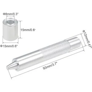 Uxcell Herramienta perforadora de ojales 0.315 in con_4