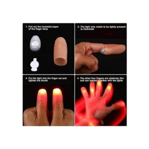 VANTIYAUS Lámpara de dedo 2 paquetes4 piezas lámpara de_4