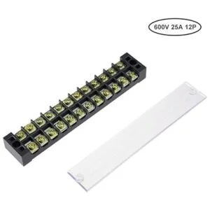 Uxcell Tira de terminales de bloque de barrera de cables_2