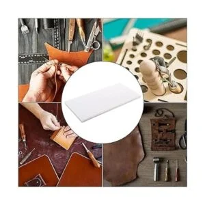 Utoolmart Almohadilla de piel para perforar perforaciones