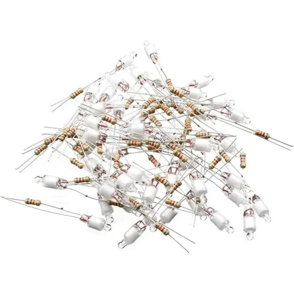 Uxcell 50pcs F5 0.197x0.512 in luz verde brillante neón_1