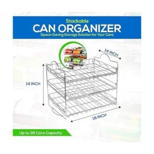 Utopia Kitchen Organizador de latas de almacenamiento_2