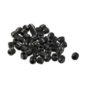 Uxcell 50pcs Negro M4 x 4 mm Acero de aleación Hex Socket_1