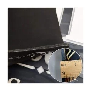 Ustide Alfombrilla de lavandería Farmhouse NegroBlanco_6