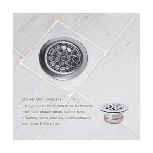 VARNAHOME Colador de acero inoxidable con rejilla de_6