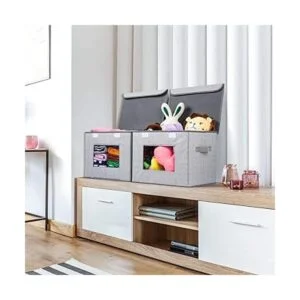 Univivi Cubos de almacenamiento más grandes paquete de 2_5