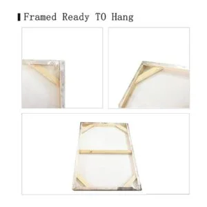 Urttiiyy Arte de pared militar con diseño de bandera