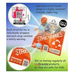 UpBrands Juego de 48 dinosaurios elásticos de 2 12_3