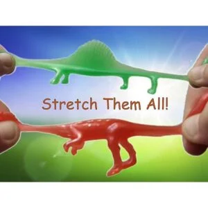 UpBrands Juego de 48 dinosaurios elásticos de 2 12_5