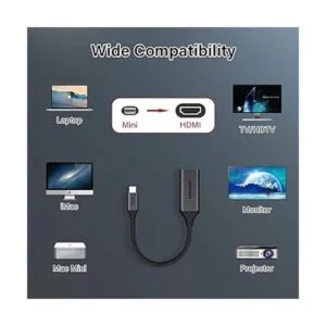 Upgrow Adaptador Thunderbolt a HDMI de aluminio Mini DP_3