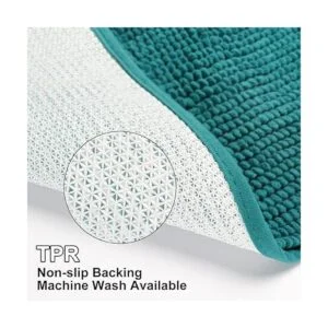 Urvoix Juego de alfombras de baño de 3 piezas alfombra de_4