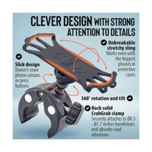 Upgraded 2022 Bicycle Motorcycle Phone Mount The Most_5