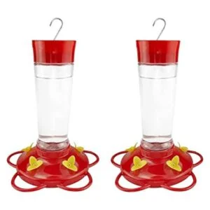 Urban Deco Comedero de colibríes de vidrio para colgar al_1
