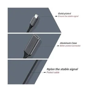 Upgrow Thunderbolt to HDMI Adapter 4K30Hz Mini DP_2