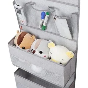 Univivi Organizador de puerta plegable de tela de 6 capas_2