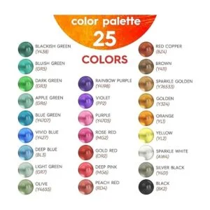 Upstart Epoxy Polvo de mica Juego de 25 polvos de