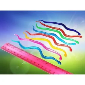 UpBrands 96 juguetes elásticos de serpientes de 6 pulgadas_3