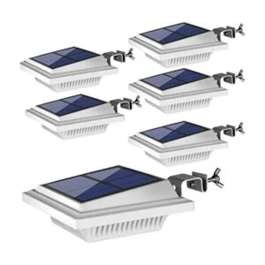 UniqueFire Luces solares de canalón para exteriores 40_1