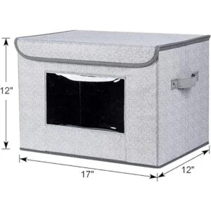 Univivi Cubos de almacenamiento más grandes paquete de 2_2