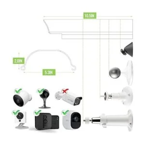 Uogw Cubierta de sombra de lluvia solar para Blink XT