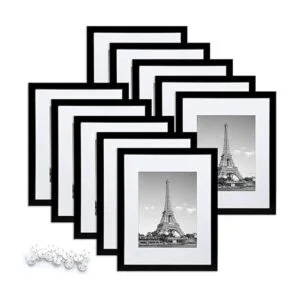 Upsimples juego de 10 marcos para fotos para pared o mesa_1