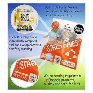 UpBrands Juego de 96 recuerdos de fiesta para niños_3