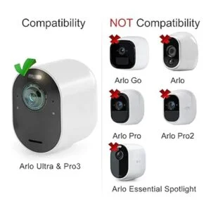 Uogw Panel solar de carga para Arlo Pro 3 Arlo Ultra