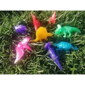 UpBrands Juego de 48 dinosaurios elásticos de 2 12_6