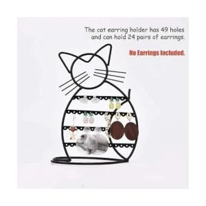 Urban Deco Organizador de joyas soporte en forma de gato_4