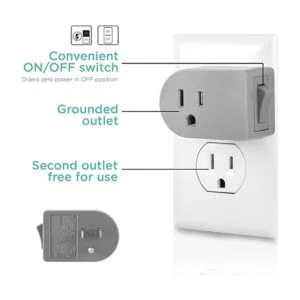 UltraPro Extensor de toma de corriente a tierra fácil de_5