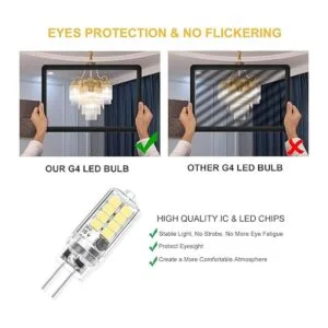 Umleeddlt Bombilla LED G4 de 3 W equivalente a bombillas_4