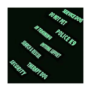 Umisun Parches extraíbles para perros para chalecos y_2