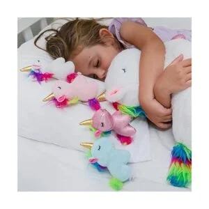 Unicornio de peluche para niñas de 3 4 5 6 7 8 años; mamá_3