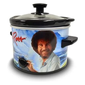 Uncanny Brands Bob Ross Aparato de olla lenta de 2_2