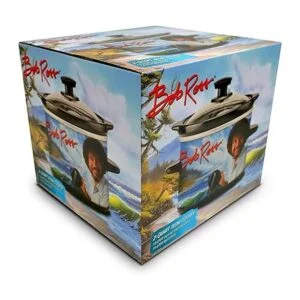 Uncanny Brands Bob Ross Aparato de olla lenta de 2_4