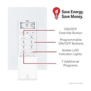 UltraPro Daysmart Interruptor de temporizador digital en