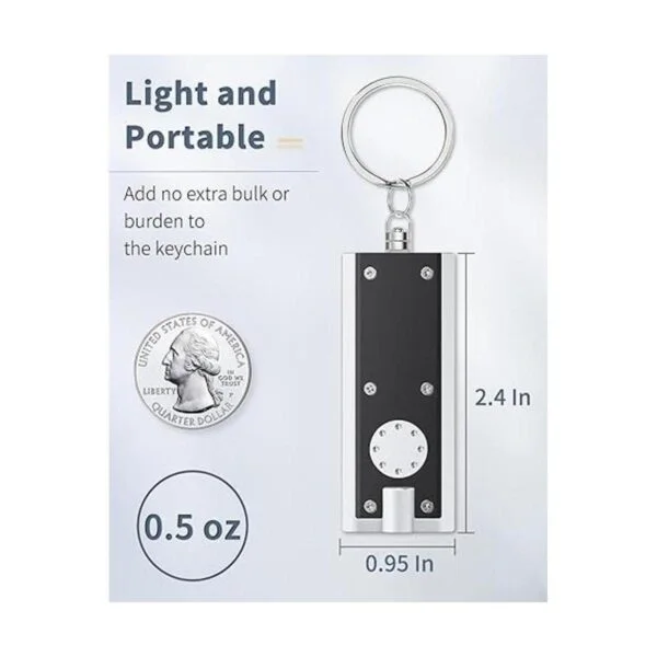 Uniclife Mini llavero de 12 lúmenes linterna portátil_4