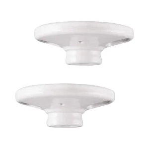 UltraPro Portalámparas de porcelana sin llave paquete de_1