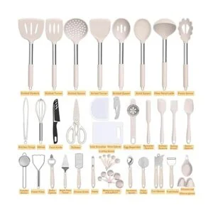 Umite Chef Juego de utensilios de cocina de silicona 43_2