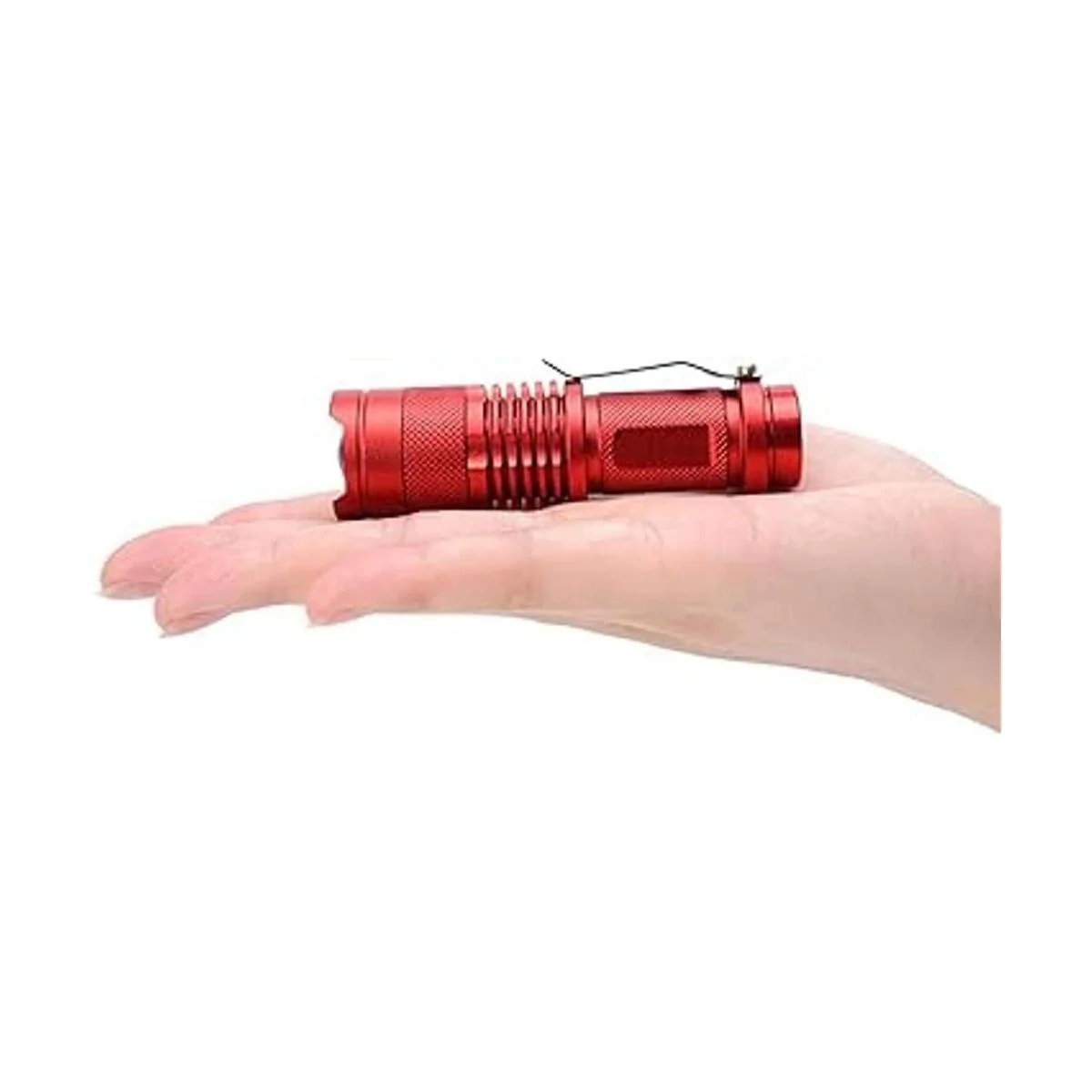 Un modo rojo linterna LED mini Zoomable escalable de alta