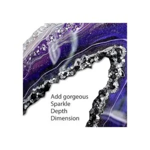 Unicone Art cristal triturado de geoda para arte con_3