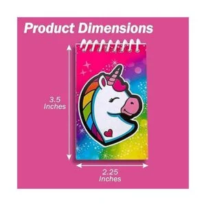 Unicqe Unicorn Stickers Party Favor 25 paquetes de