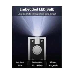 Uniclife Mini llavero de 12 lúmenes linterna portátil_3