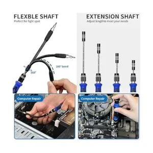 Unamela Juego de destornilladores de precisión kit de_3