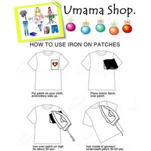 Umama Patch Set de 3 Mini Bandera 1.2 X 1.7 Parche_4