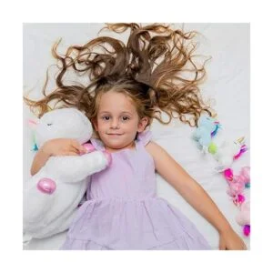 Unicornio de peluche para niñas de 3 4 5 6 7 8 años; mamá_5