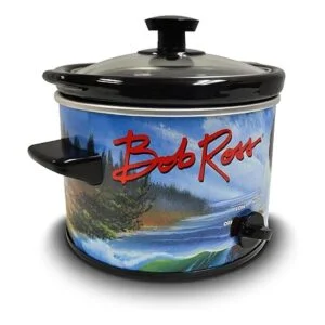 Uncanny Brands Bob Ross Aparato de olla lenta de 2_3