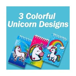 Unicqe Unicorn Stickers Party Favor 25 paquetes de