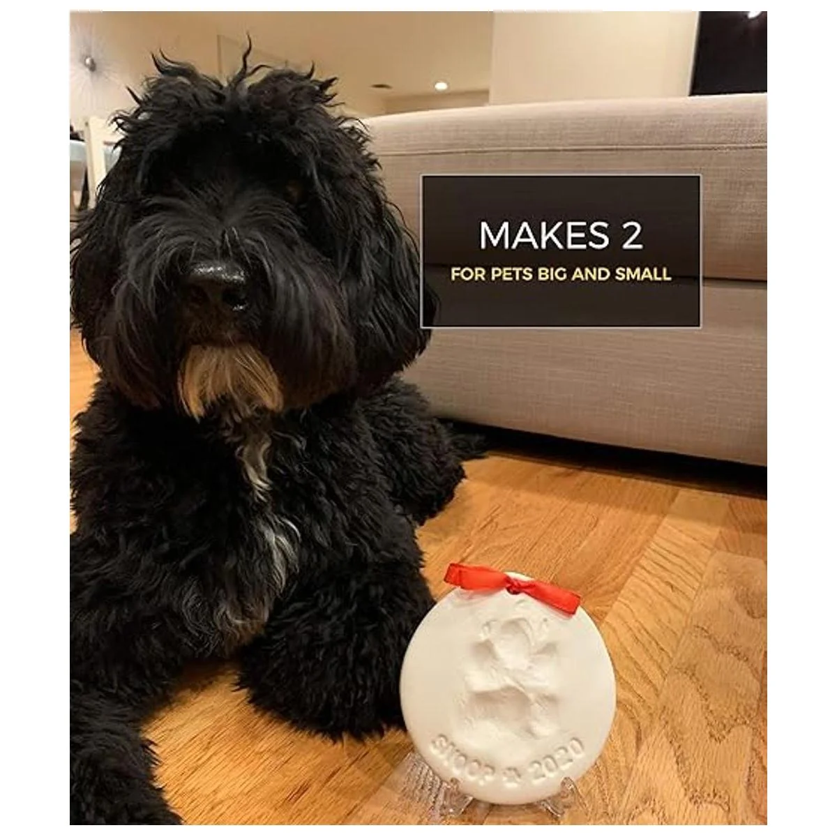 Ultimate Pawprint Kit de recuerdo 2 unidades Adorno de