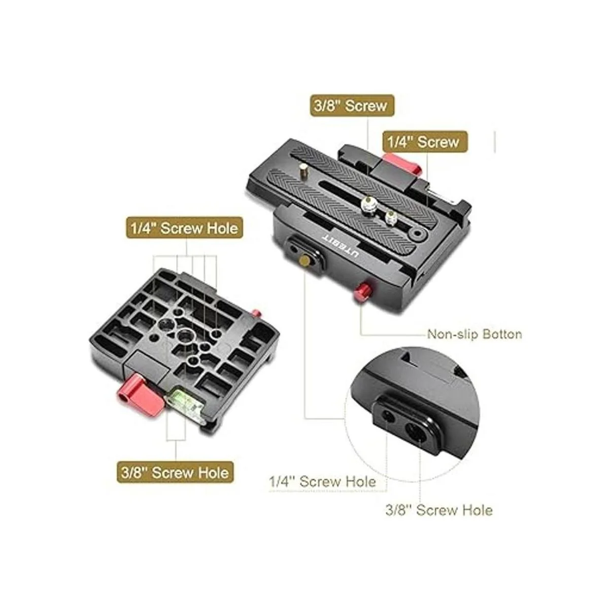 UTEBIT Placa de liberación rápida P200 Placa base de_2